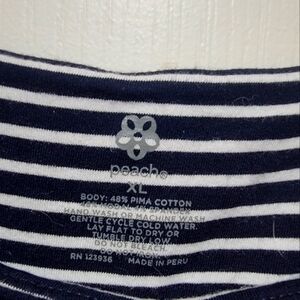 Peach long dress xl black and a white